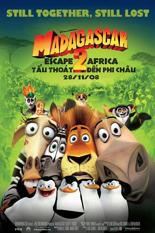 Madagascar 2: Tẩu thoát tới châu Phi